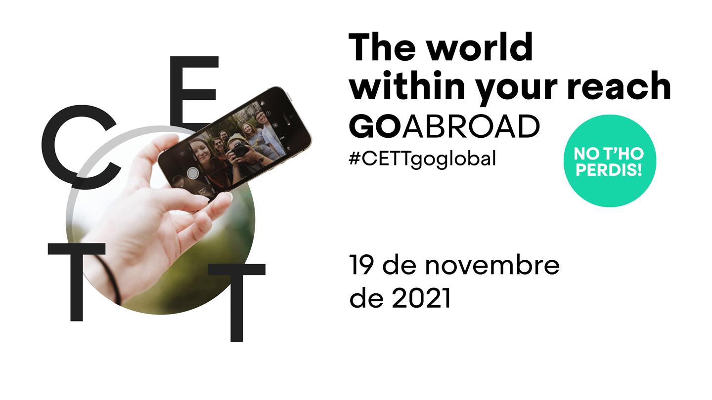Photography from: CETT-UB will celebrate Go Abroad, a day on international mobility  | CETT